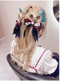 レースアップ×ハートハーフツイン