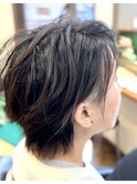刈り上げショートスタイル