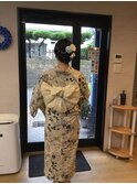 浴衣着付け