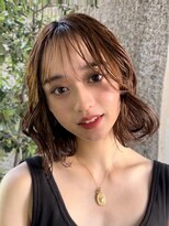 メゾンアクア 表参道(Maison ACQUA)&nbsp;＋ウェーブミディアム似合わせカットメルティーカラーボブパーマ