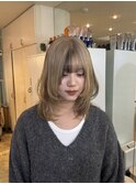 レイヤーカット+インナーカラー+ローライト