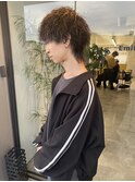 【和歌山美容室】メンズウルフ×ツイストパーマ