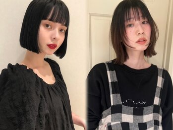 ホテリー(Hotely)の写真/カットラインがキレイに見えるとお客様に大好評！あなただけに似合うショート・ボブスタイルをご提案◎