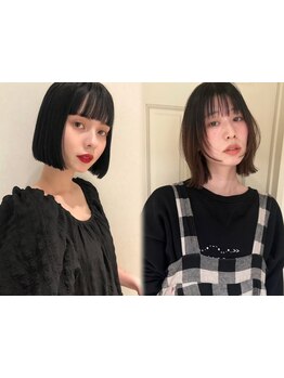 カットラインがキレイに見えるとお客様に大好評！あなただけに似合うショート・ボブスタイルをご提案◎