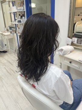 アルターシェリー(aL-ter che'rie) デジタルパーマ/暗めカラー/グランマッシュ/デザインカラー新籾