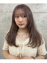 ヘアーデザイン アルエ(HAIR×design ARUE) レイヤーカット× ラベンダーグレージュ