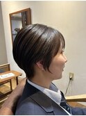 マッシュショート/ショートボブ/丸みショート