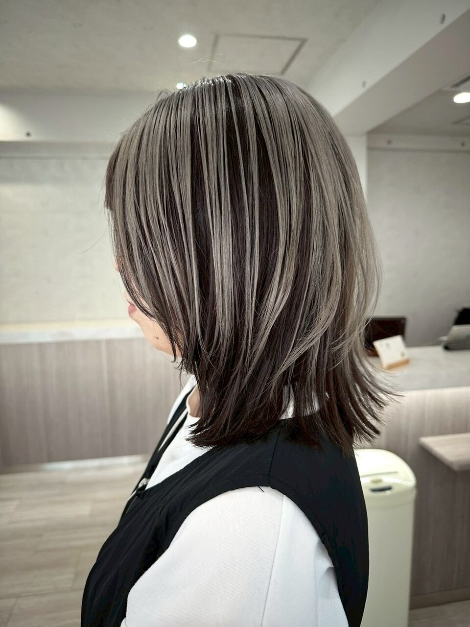 アンブレラカラー×白髪ぼかしデザイン：L269727025｜コール ネックス