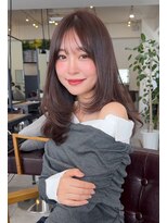 コート 青山(Cote) 20代30代40代50代王道ワンカールひし形レイヤーブラウンカラー