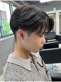 センターパート/フェザーパーマ/カルマパーマ/men's