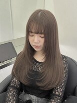 アイスプロドバイブルーム 木更津店(ice prod by bloom) ワンホンレイヤー/ミルクティーブロンド/ダークブルー/木更津