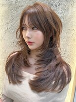 ハーツ 熊本(hearts.) 大人上品で柔らかな艶髪ヘーゼルベージュ×レイヤーカット