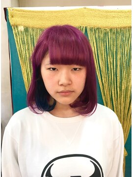 バルテイン(Hair Valtein) パープルボブ