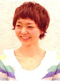 外国人風ふわくしゅショート