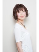 レトロなウェーブボブ