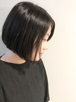 シカタ シーカ 鎌倉(CICATA/ShIKA.)&nbsp;ダークグレージュ切りっぱなしボブ【CICATA関口/鎌倉】