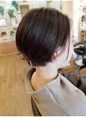 ベリーショート　前下がりボブ