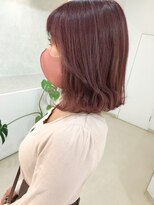 ジーナ 名駅(XENA.) 《xena》harustyle☆ブラッドピンク×外ハネボブ