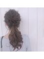 シェイプスヘアデザイン 自治医大店(Shape's hair design) 編み込みと後れ毛を出したアレンジ♪