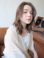 ヘアー＆メイク ルナルナ 明和店　HAIR＆MAKE LUNA LUNA 透明感たっぷりフォギーベージュ