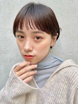 トリコ ショップアンドヘアサロン(tricot shop hair salon) 小顔マッシュショート耳掛けショート