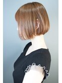 《knit銀座》大人可愛い20代30代40代ショートボブ丸み前下がり