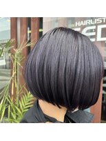 イブヘアー(eve. Hair)&nbsp;ミニボブ×ダークパープルカラー