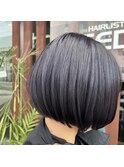 ミニボブ×ダークパープルカラー