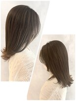 アイディール(:ideal)&nbsp;髪に優しい縮毛矯正で、透明感カラーを叶える☆