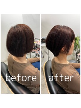 スピカ(SPICA) 【ケアカラーコース】お客様施術事例