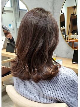 ガーデン オオタカノモリ(garden otakanomori) マロンブラウン前髪あり×韓国風ゆるふわレイヤーカット