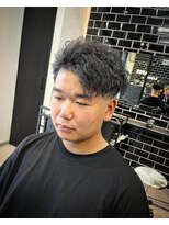 メンズ ラピス 横浜店(Men’sLapis)&nbsp;かきあげ風ツイスパフェード