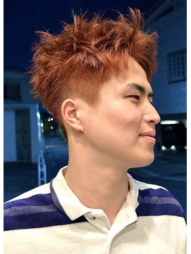 ナループロアオハナ(Nalu pu loa ohana) ブリーチなしオレンジ/オレンジカラー/メンズカラー/ベリショ