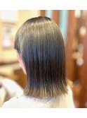 髪質改善ミディアムボブ