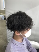 オーシャントーキョー(OCEAN TOKYO)&nbsp;メンズパーマツイスパ波巻きスパイラルマッシュセンターパート