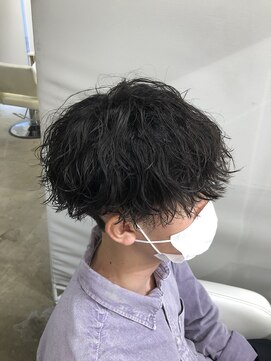 オーシャントーキョー(OCEAN TOKYO) メンズパーマツイスパ波巻きスパイラルマッシュセンターパート