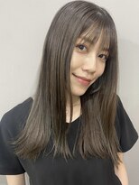 ガーランド (Garland) 大人かわいい美髪ストレート小顔シースルーバング透明感カラー