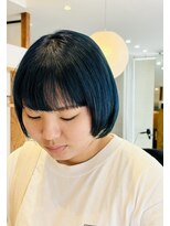 コル(Cor)&nbsp;ブルー系カラー（ワンブリーチ）