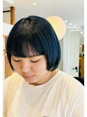 ブルー系カラー(ワンブリーチ)