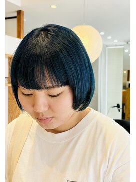 コル(Cor) ブルー系カラー(ワンブリーチ)