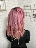 リボンハーフツイン