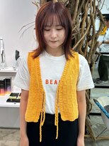 ソーソー(SoSo)&nbsp;《SoSd》オレンジカラー×顔まわりレイヤー