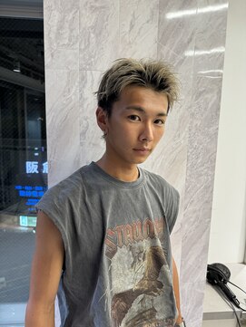 エイト 神戸三宮店(EIGHT) 【EIGHTKobe三宮店】島本  K S B 金髪ショートバング