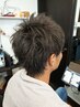 【メンズ限定】　時短ビジネスカラー【暗めの白髪染め】＋カット