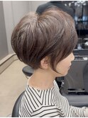40代50代60代白髪マッシュショートボブ大人美人くびれ髪質改善