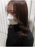 韓国風くびれヘア*艶髪ブラウンカラー