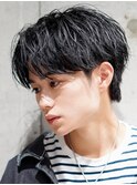万能!王道前下がりセンターパート
