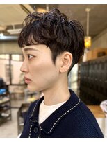 ナループロアオハナ(Nalu pu loa ohana) ピクシーカットベリショベリーショートベリショパーマ