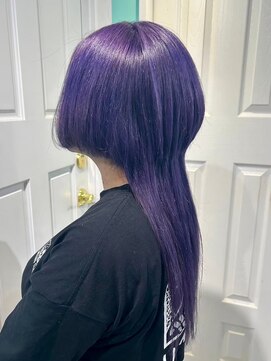 マティーナ ヘアー 池袋(Matina hair) 【ロングウルフ×ラベンダーカラー】池袋美容室
