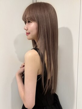 ペレ アネックス 大阪梅田茶屋町店(PELE ANNEX) ホワイトグレージュ/デジタルパーマ/フェザーパーマ/梅田